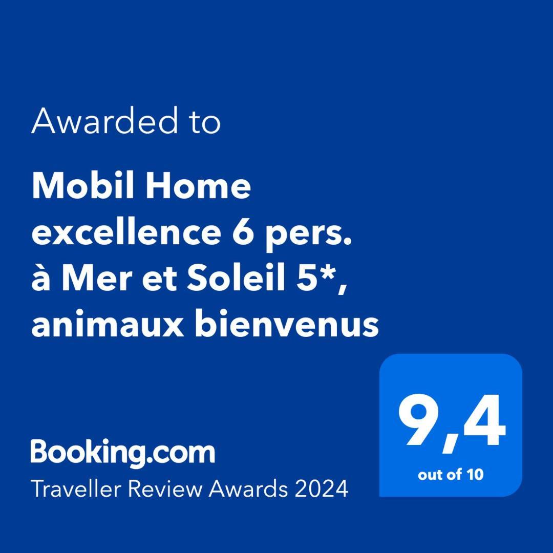 Mobil Home Excellence 6 Personnes Au Camping Mer Et Soleil, Saint George D'Oleron Les Sables Vignier 외부 사진